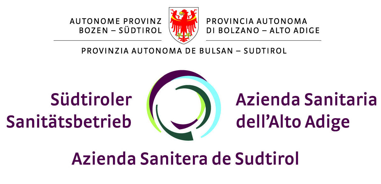 The logo of Azienda Sanitaria dell'Alto Adige.
